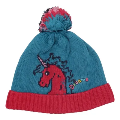 Bobble hat (Blue, Pink, Multicolored) from Maximo Cotton