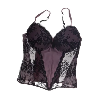 Bustier (Black, Pink) from H&M Elastane, Polyamide, Polyester