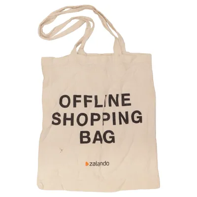 Canvas bag (Beige) from Zalando