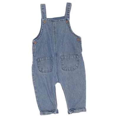 Hängselbyxor (Blå) från Next Baby Bomull, Återvunnen polyester