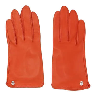 Leather gloves (Orange) from Roeckl Leather