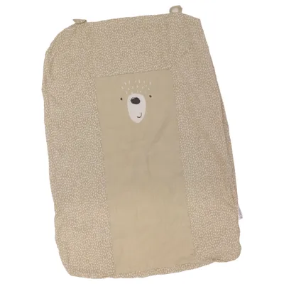 Cushion cover (Beige, White) from Tukan Cotton
