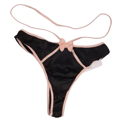 Stringtrusser (Sort, Pink) fra Tezenis Elastan, Polyester