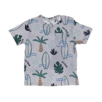 T-shirt (White, Multicolored) from Feetje Elastane, Organic cotton