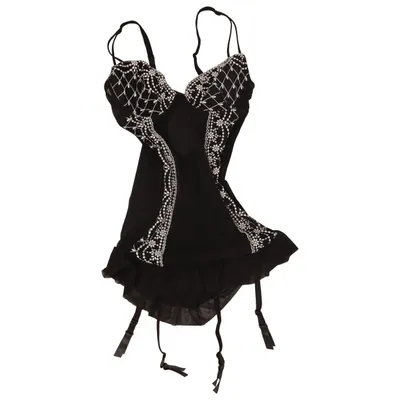 Bustier (Svart, Vit) från Besired Elastan, Polyamid, Polyester