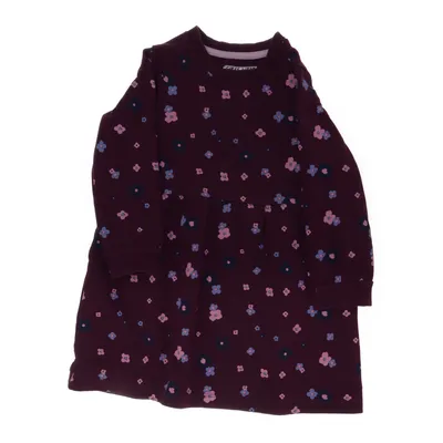 Robe (Violet, Multicolore) de Girls Wear Coton, Polyester recyclé