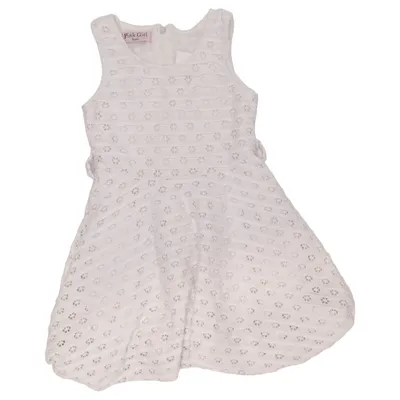 Bloemenmeisjes jurk (Wit) van Pink Girl Polyester