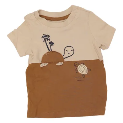 T-shirt (Beige, Brown) from Baby C&A Cotton