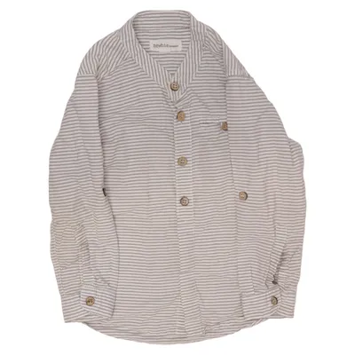 Chemise (Blanc, Gris) de Newbie by KappAhl Coton biologique