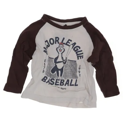 Baseballtröja (Beige, Brun) från Zeeman Bomull, Elastan