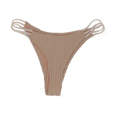 Bikini bottom (Beige) from Zaful Elastane, Polyester