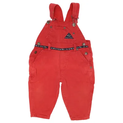 Tuinbroek (Rood) van Me & You Katoen