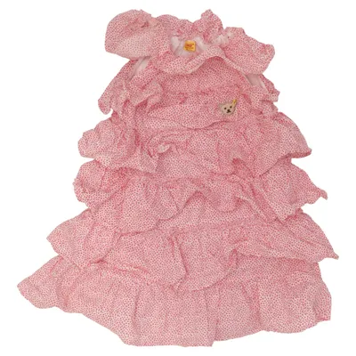 Dress (Pink, White) from Steiff Cotton