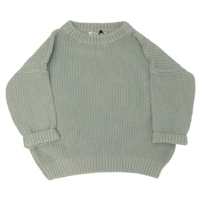 Sweater (Green) from HEJLENKI Cotton