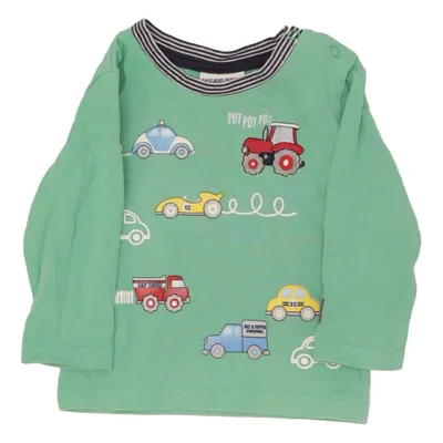 T-shirt à manches longues (Vert, Multicolore) de Salt and Pepper Coton biologique