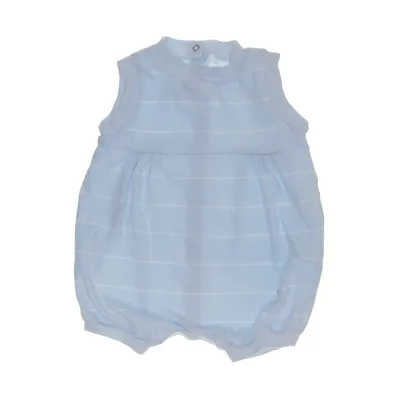 Rompers (Blue, White) from Petit Bateau Cotton