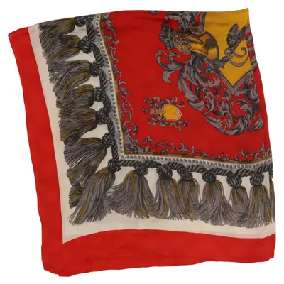 Cache-col (Rouge, Multicolore) de Vision Soie