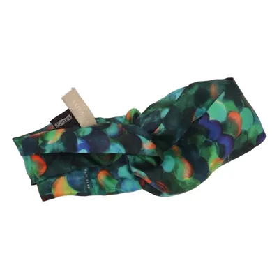 Bandeau à cheveux (Vert, Bleu, Multicolore) de Elie Saab Soie