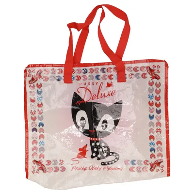 Canvas bag (White, Red, Multicolored) from Pussy Deluxe