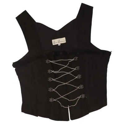 Bustier (Noir) de Lisa's Landhaus Coton, Lin, Polyester, Viscose