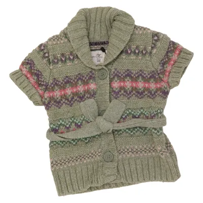 Cardigan (Grøn, Flerfarvet) fra L.O.G.G by H&M Bomuld, Polyamid, Uld