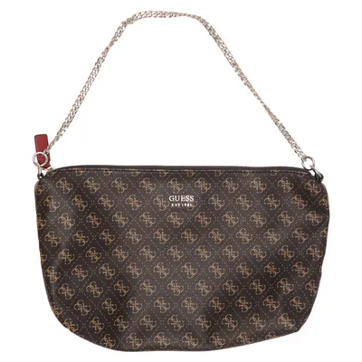 Skuldertaske (Brun) fra Guess Bomuld, Polyester
