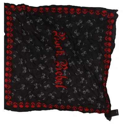 Bandana (Sort, Rød) fra Rock Rebel Bomuld