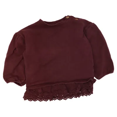 Sweatshirt (Purple) from Topomini Elastane, Recycled cotton