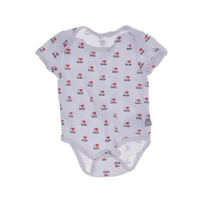 Body (Vit, Röd) från Liegelind Bomull, Elastan