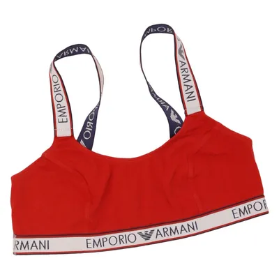 Sports bra (Red, Blue, White) from Emporio Armani Underwear Cotton, Elastane, Polyester