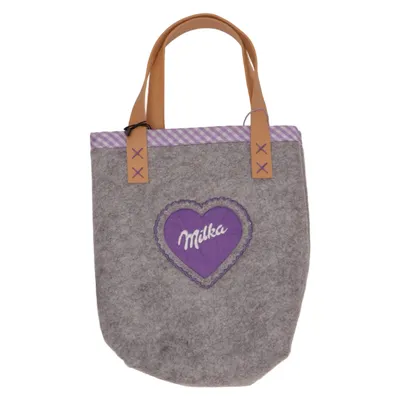 Handbag (Gray, Purple) from Milka