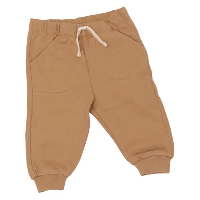 Joggingbroek (Beige) van Mini Katoen, Polyester