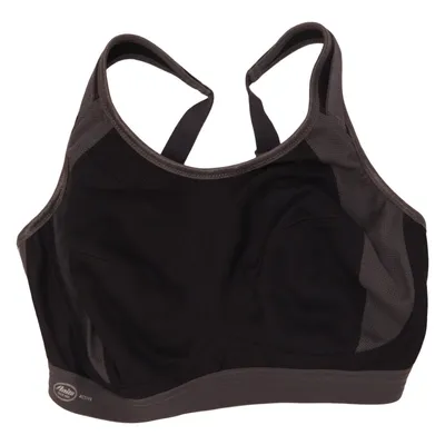 Sports-BH (Sort, Grå) fra Anita Active Elastan, Polyamid, Polyester
