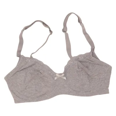 Nursing bra (Gray) from Prénatal Cotton, Elastane