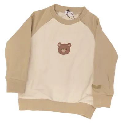 Sweatshirt (Beige, White) from Jamie Kay Elastane, Organic cotton