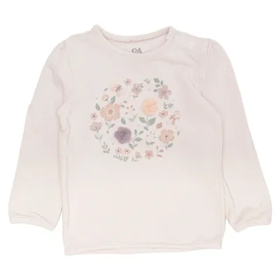 Långärmad t-shirt (Beige, Flerfärgad) från Baby C&A Bomull