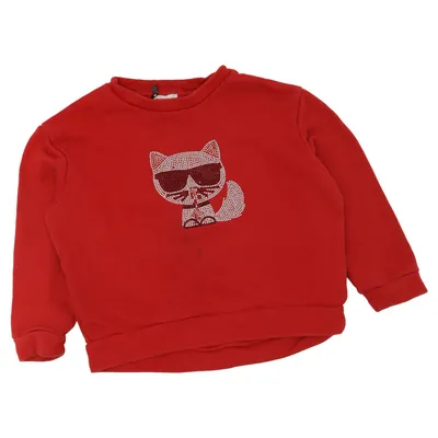 Collegetröja (Röd) från Karl Lagerfeld Kids Bomull