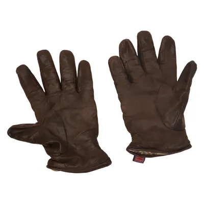 Läderhandskar (Brun) från Belstaff Elastan, Skinn, Ull