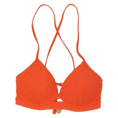 Bikini top (Oranje) van Luli Fama Elastaan, Polyamide