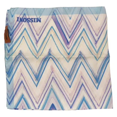 Halstuch (Blau, Lila, Mehrfarbig) von Missoni Seide
