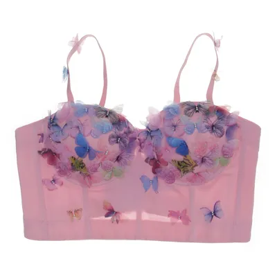 Bustier (Rosa, Blå, Flerfärgad)