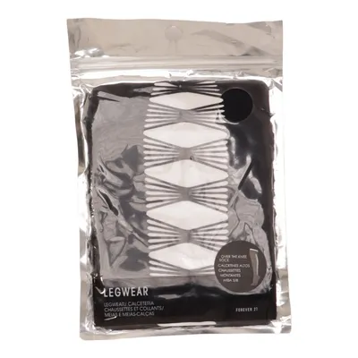 Knæstrømper (Sort, Hvid) fra Forever 21 Elastan, Polyamid