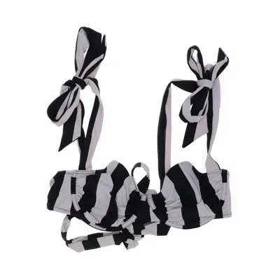 Haut de bikini (Noir, Blanc) de Killstar Élasthane, Polyamide