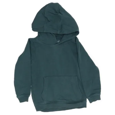 Huvtröja (Grön) från Hema Bomull, Polyester