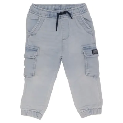 Cargobyxor (Blå) från Topomini Bomull, Elastan, Polyester