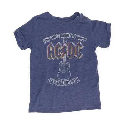T-shirt (Blue) from H&M Cotton, Polyester