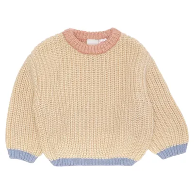 Tröja (Beige, Blå, Rosa) från Zara Akryl, Polyester, Ull