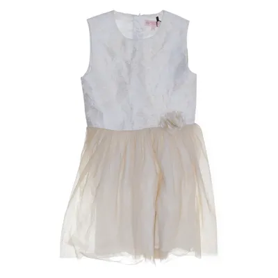 Bloemenmeisjes jurk (Wit, Beige) van C&A Metallvezel, Polyester