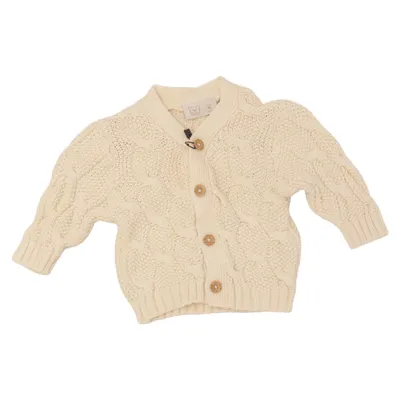Cardigan (Hvid) fra Baby Bomuld