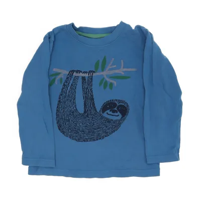 Långärmad t-shirt (Blå) från Frugi Ekologisk bomull